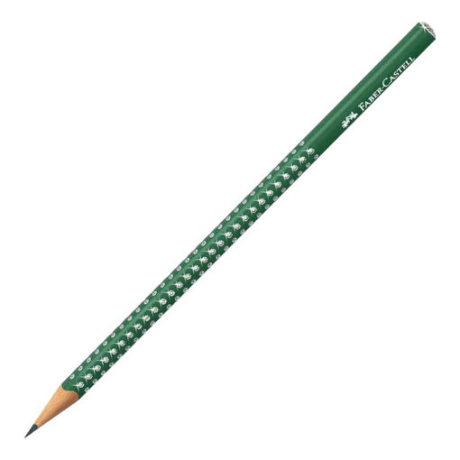 Picture of FABER CASTELL PENCIL GRIP SPARKLE FOREST GREEN